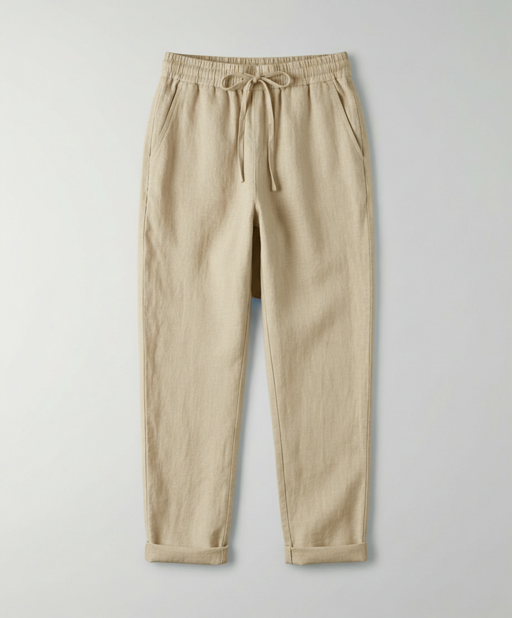 Soleil | Eleganti e Leggeri Pantaloni da Donna in Lino 4