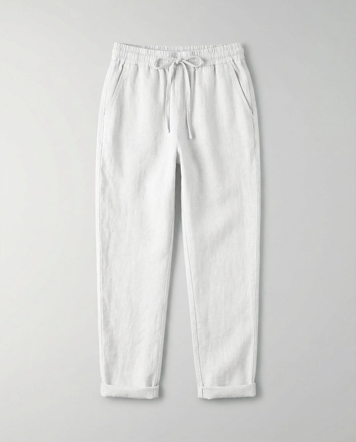 Soleil | Eleganti e Leggeri Pantaloni da Donna in Lino 5
