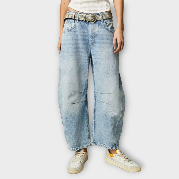 Sophia | Jeans comodi e classici a gamba larga 0