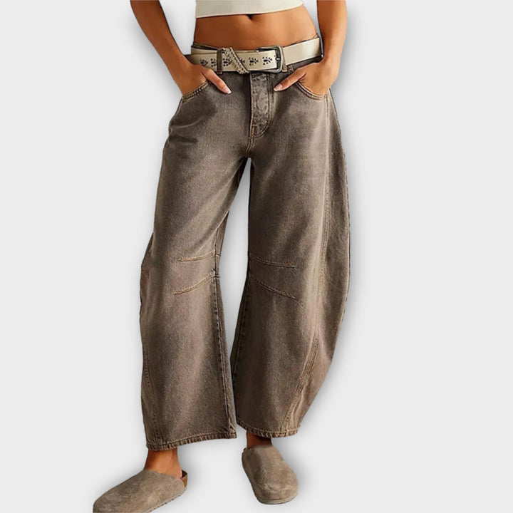 Sophia | Jeans comodi e classici a gamba larga 2