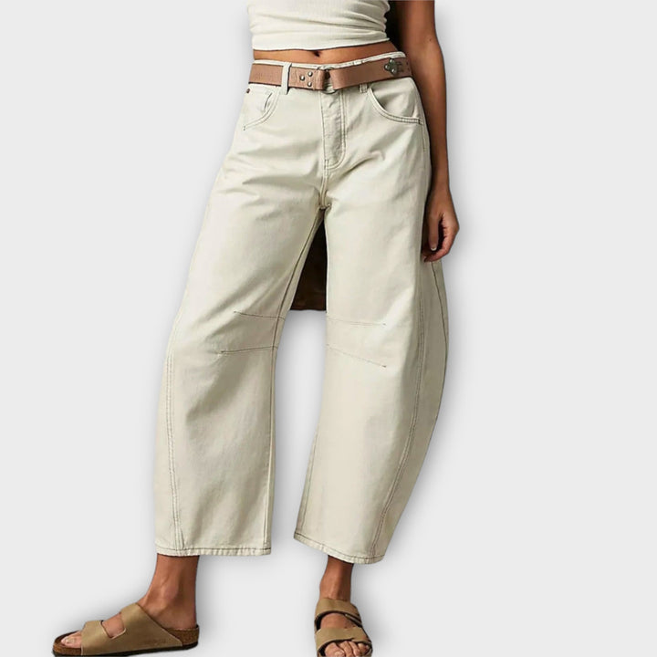 Sophia | Jeans comodi e classici a gamba larga 4