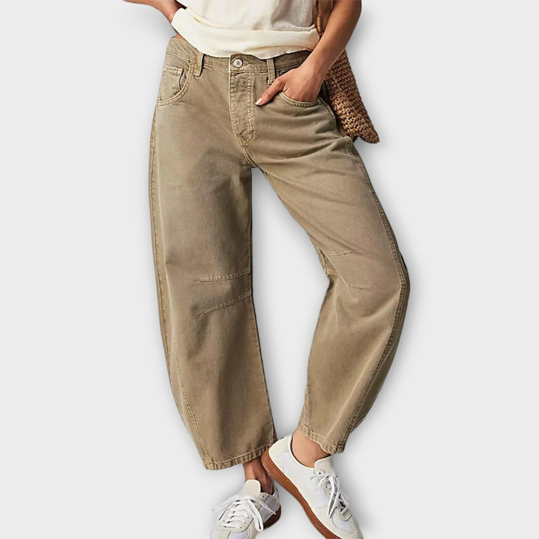 Sophia | Jeans comodi e classici a gamba larga 5