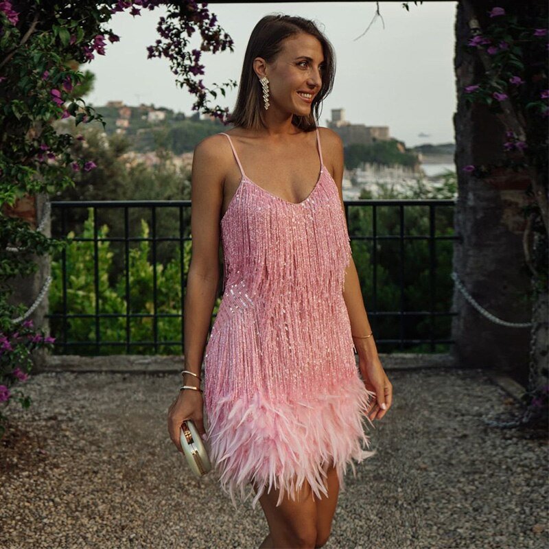 Sophie | Abito da cocktail elegante, scintillante e moderno 5
