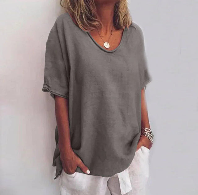 Sophie | Blusa estiva leggera con scollo a V 0