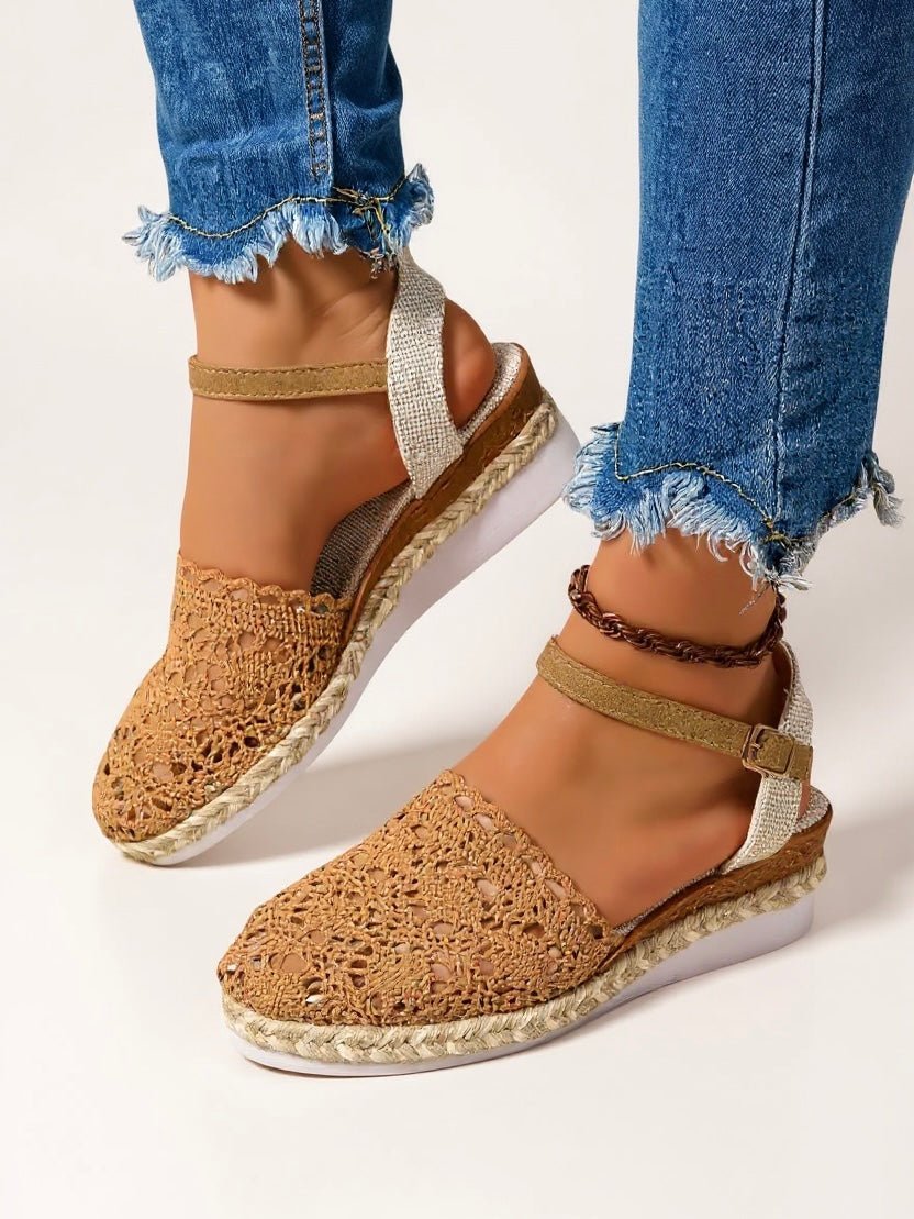 Sophie | Eleganti sandali estivi boho realizzati in tessuto all'uncinetto 0