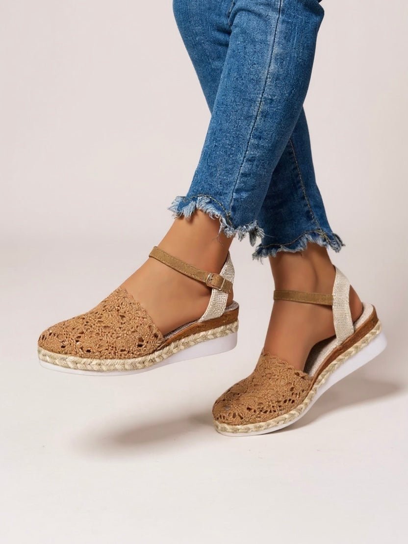 Sophie | Eleganti sandali estivi boho realizzati in tessuto all'uncinetto 3