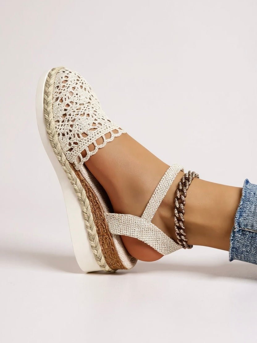Sophie | Eleganti sandali estivi boho realizzati in tessuto all'uncinetto 4