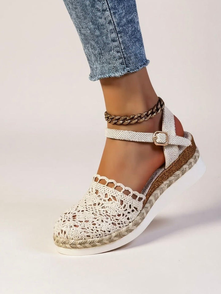 Sophie | Eleganti sandali estivi boho realizzati in tessuto all'uncinetto 8