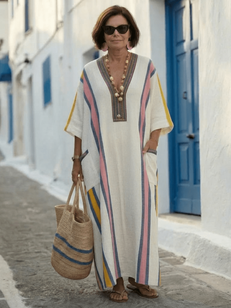 Tavora | Elegante Abito Lungo Cerimonia con Scollo a V 5