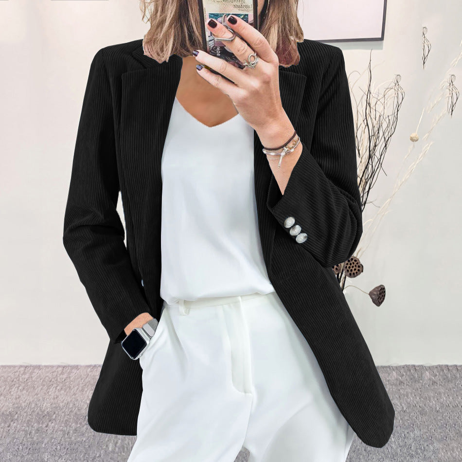 Teresa | Elegante e Versatile Blazer da Donna in Velluto a Coste 0