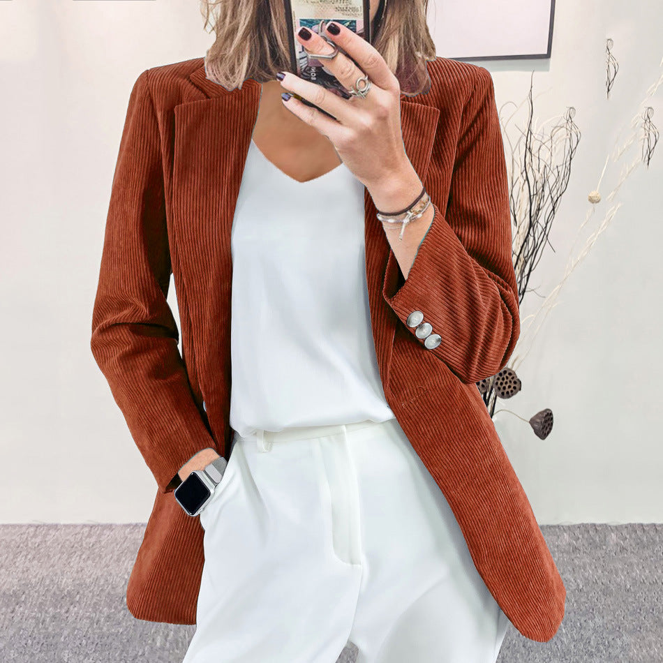 Teresa | Elegante e Versatile Blazer da Donna in Velluto a Coste 1
