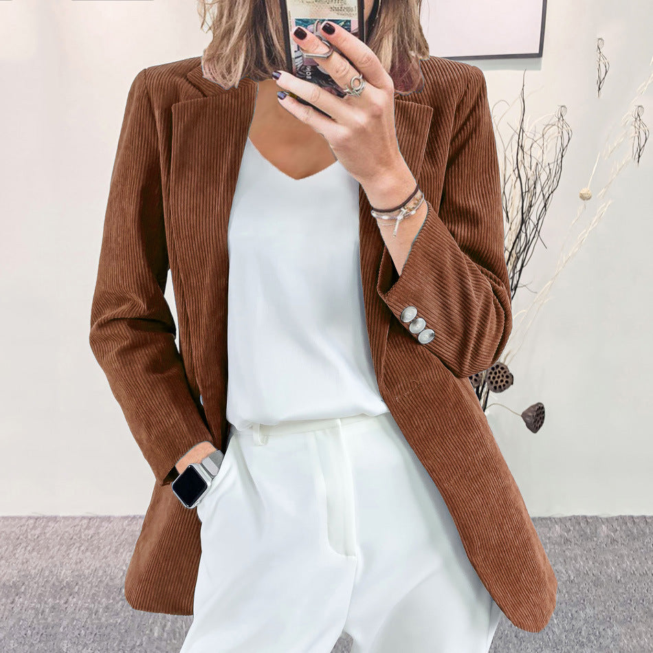 Teresa | Elegante e Versatile Blazer da Donna in Velluto a Coste 2