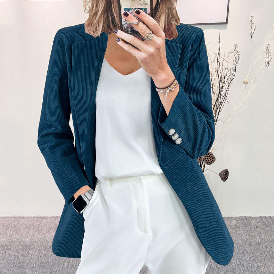 Teresa | Elegante e Versatile Blazer da Donna in Velluto a Coste 6