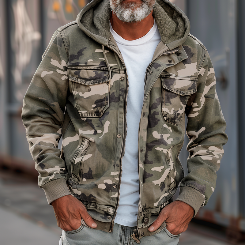 Tobias | Giacca Camo Outdoor Comoda Resistente Stile Streetwear 3