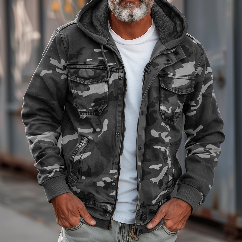 Tobias | Giacca Camo Outdoor Comoda Resistente Stile Streetwear 4