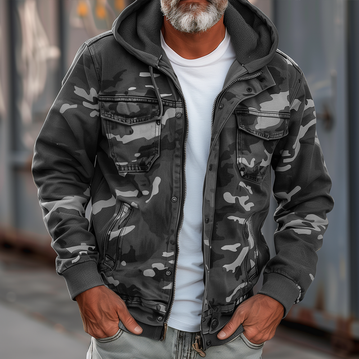 Tobias | Giacca Camo Outdoor Comoda Resistente Stile Streetwear 4