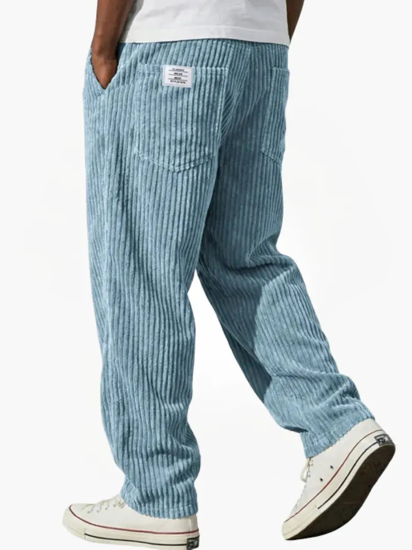 Tobias | Pantaloni Eleganti Donna Velluto Ampia Vestibilità Comodi 4