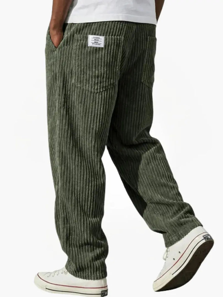 Tobias | Pantaloni Eleganti Donna Velluto Ampia Vestibilità Comodi 8