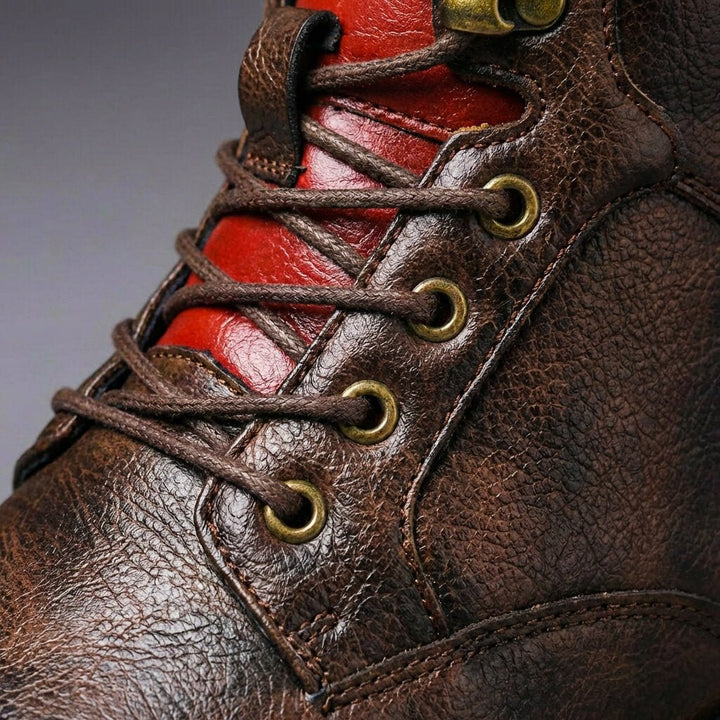 Tristan | Stivali in pelle bicolore di alta qualità e dal design audace 6
