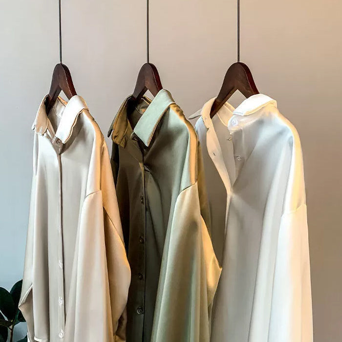 Valentina | Elegante Camicia Bianca Donna in Seta con Dettagli Volant 4