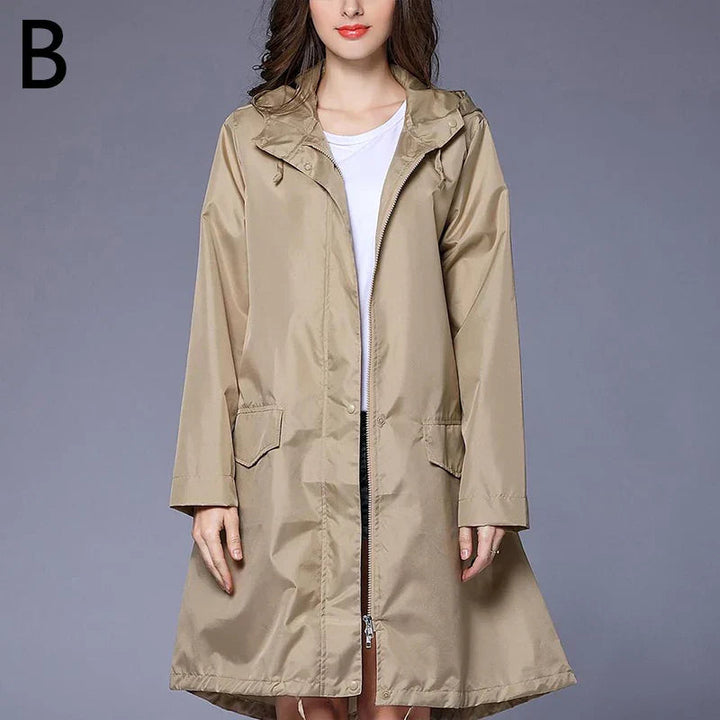 Valeria | Giacca Donna Antipioggia Impermeabile Elegante Comfort Fit 0