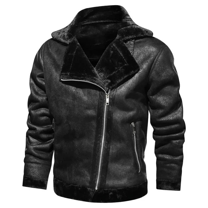 Velmoro | Giacca bomber in pelle elegante e casual 7