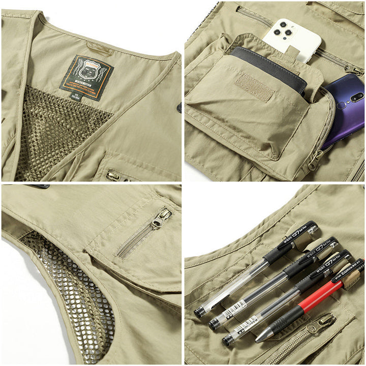 Vento | Gilet Estivo Donna Multitasche Casual e Leggero 6