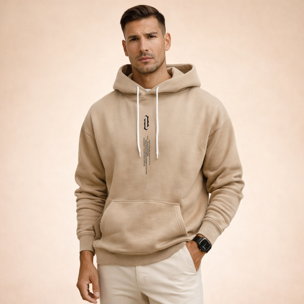 Vireo | Felpa Uomo con Cappuccio – Nera, Comfort & Stile Versatile 5