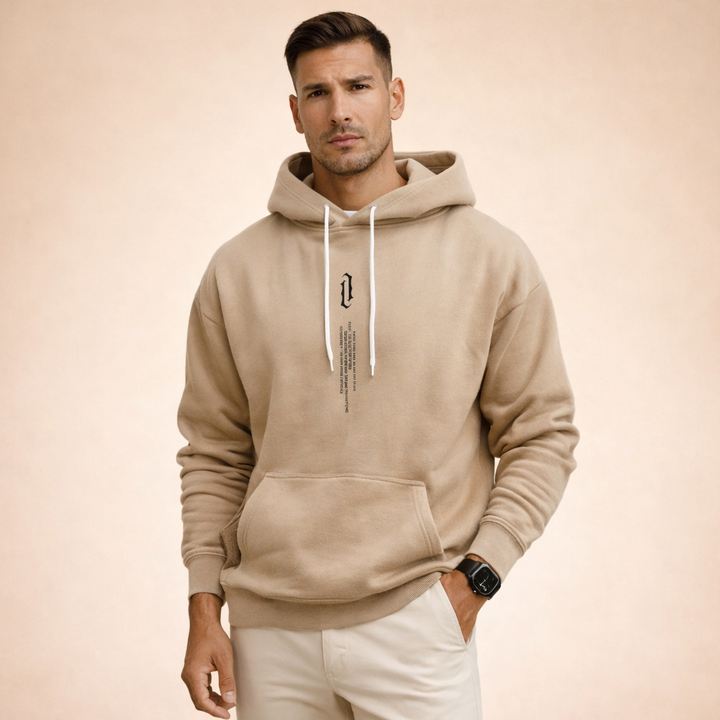Vireo | Felpa Uomo con Cappuccio – Nera, Comfort & Stile Versatile 5