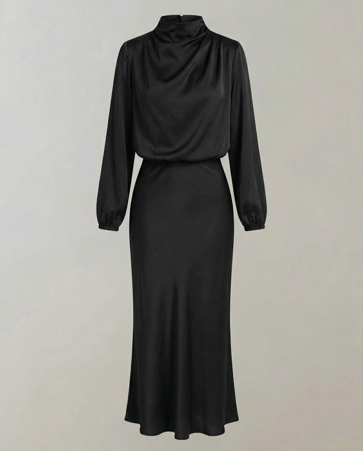 Vittoria | Elegante Abito da Donna in Raso Fluido e Raffinato 2