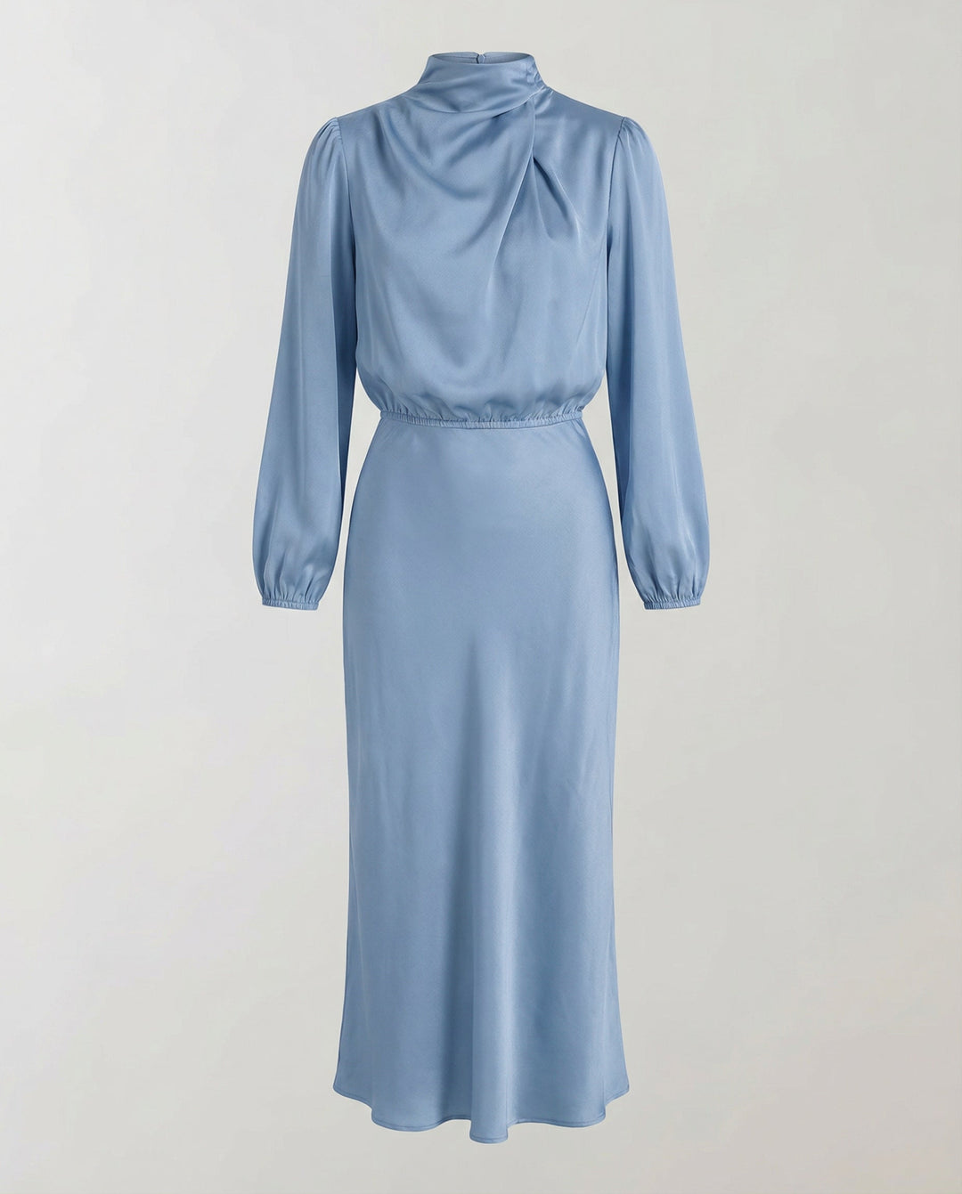 Vittoria | Elegante Abito da Donna in Raso Fluido e Raffinato 4