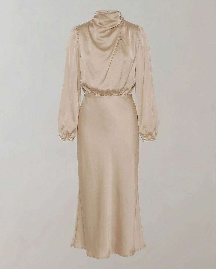 Vittoria | Elegante Abito da Donna in Raso Fluido e Raffinato 5