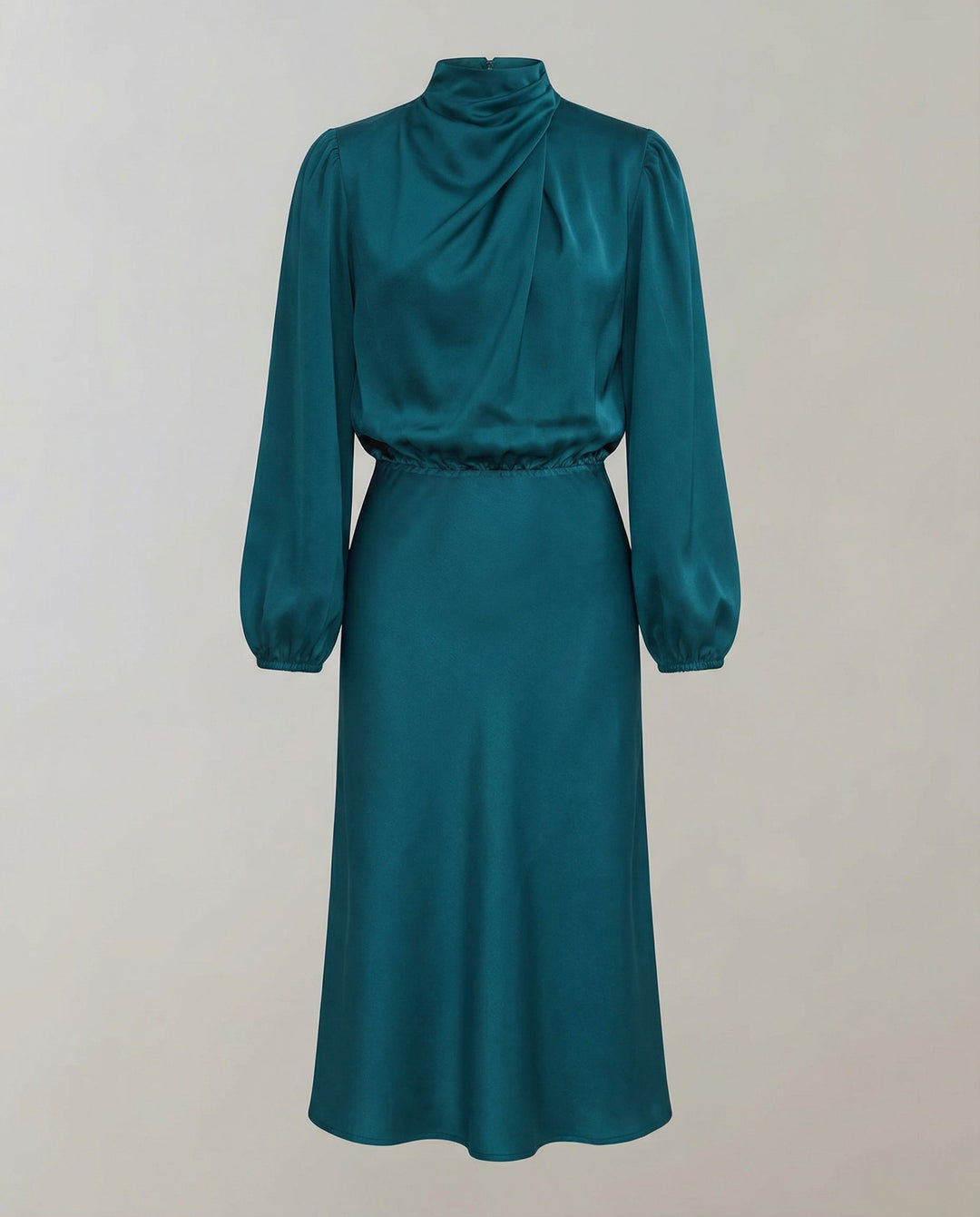 Vittoria | Elegante Abito da Donna in Raso Fluido e Raffinato 8