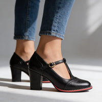 Daniela | Elegante e comoda Mary Jane con tacco largo