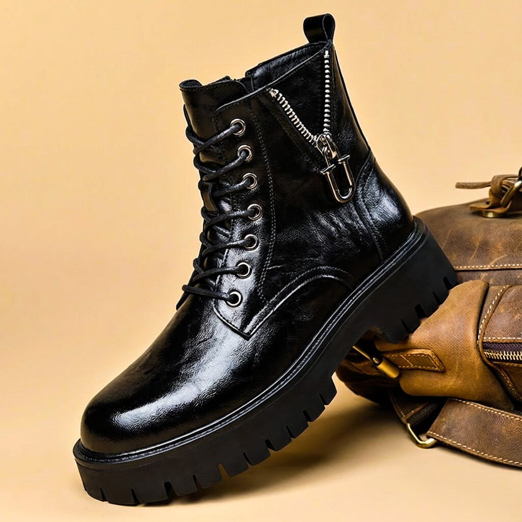 Zachary | Stivali in pelle robusti, eleganti e di alta qualità 1