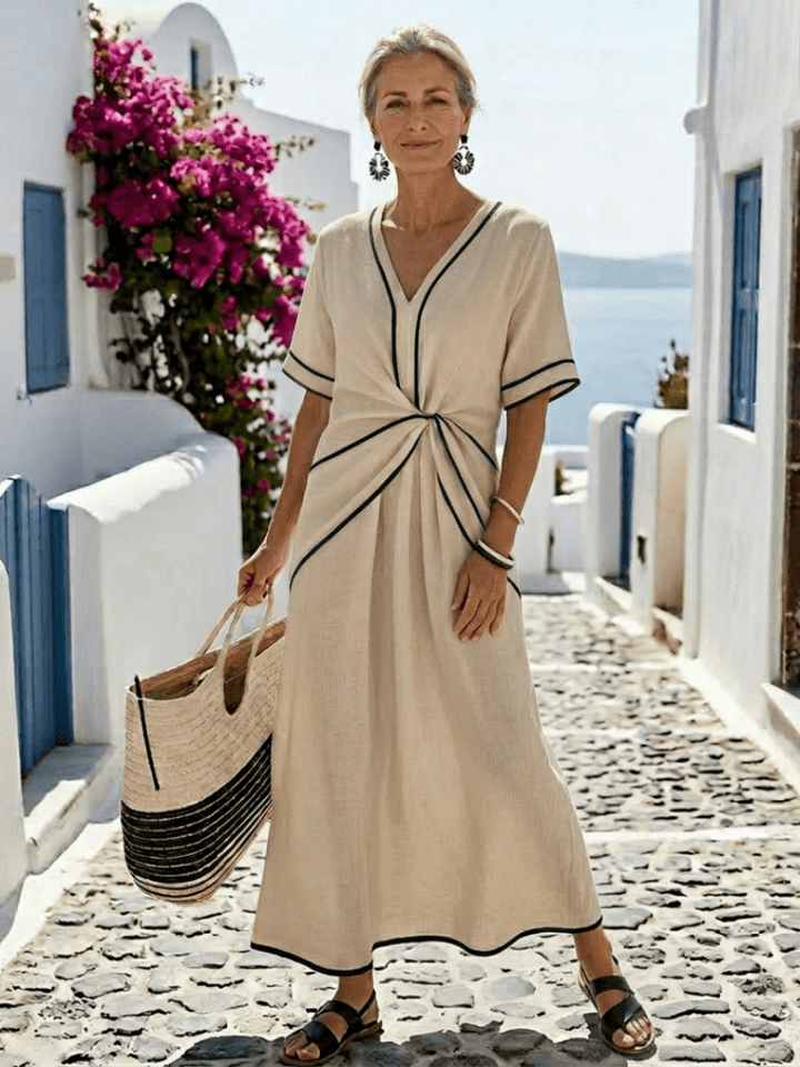 Zafira | Elegante Abito Midi Cerimonia Donna 3