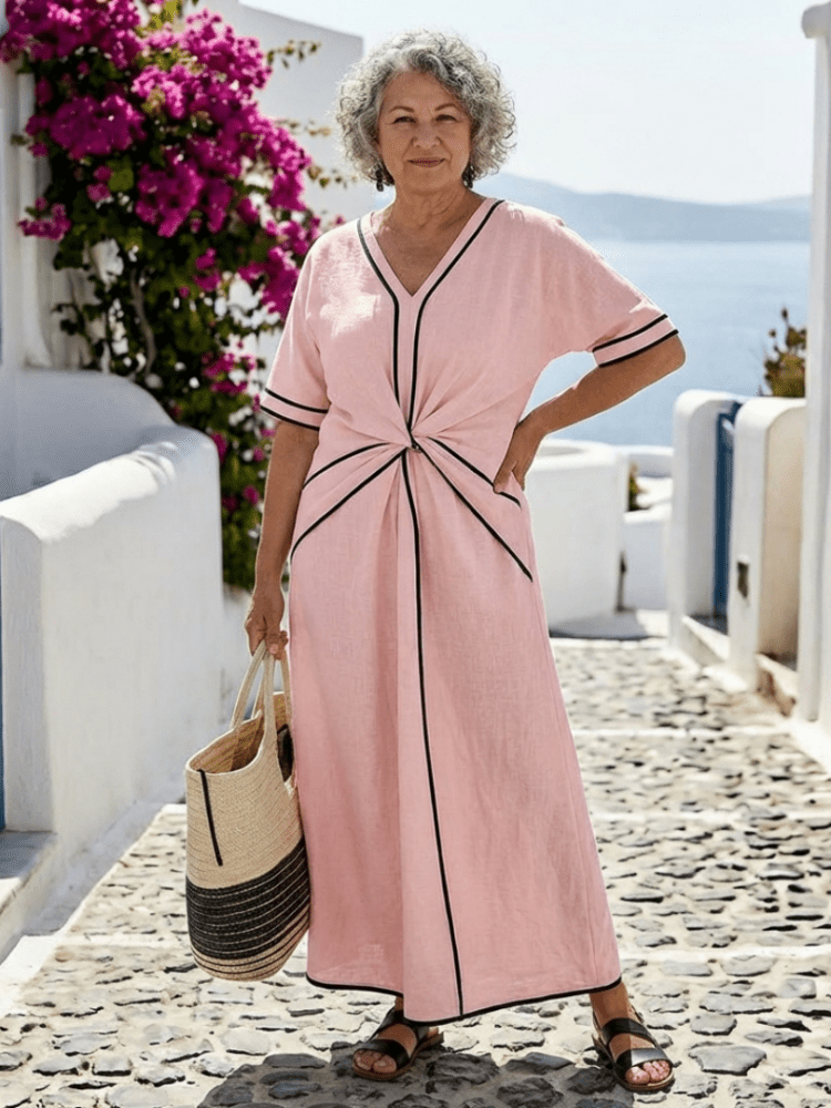 Zafira | Elegante Abito Midi Cerimonia Donna 8
