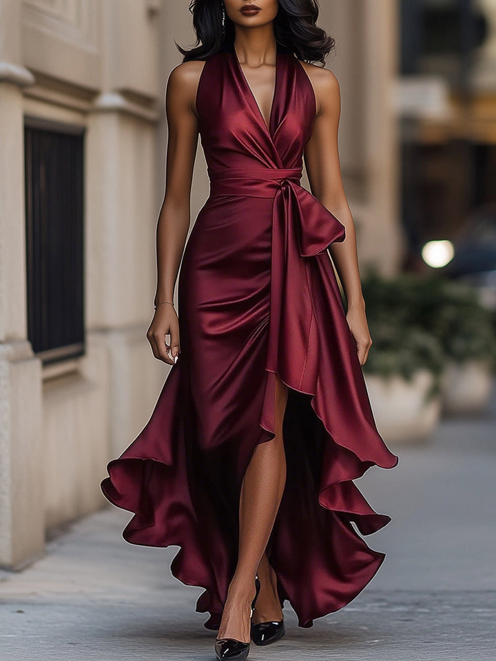 Zelina | Elegante Abito da Sera Lungo Avvolgente 6
