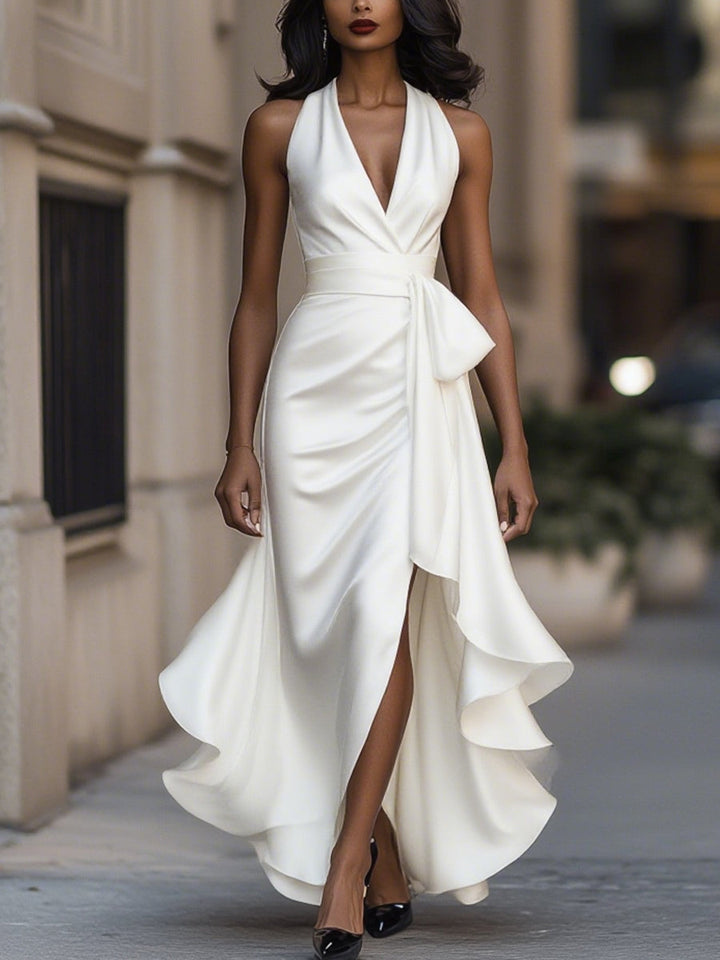 Zelina | Elegante Abito da Sera Lungo Avvolgente 7