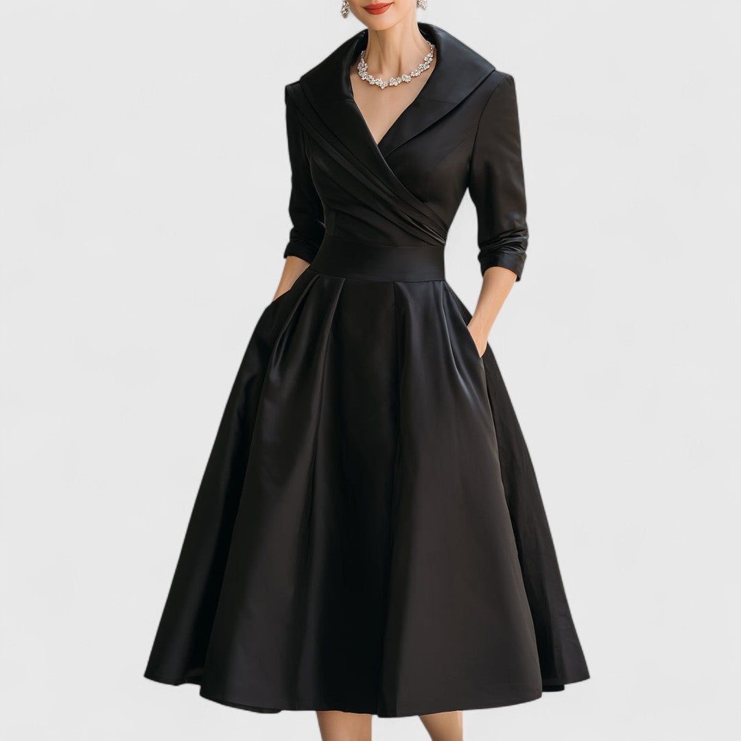 Zelora | Elegante Abito Midi Cerimonia per Occasioni Speciali 1