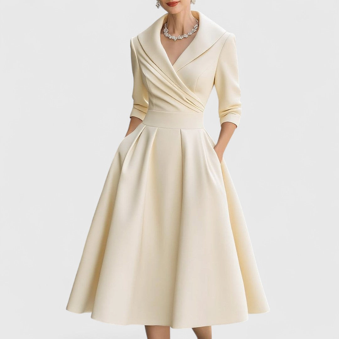 Zelora | Elegante Abito Midi Cerimonia per Occasioni Speciali 4