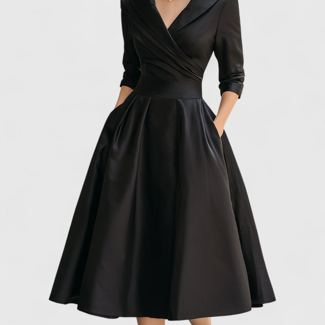 Zelora | Elegante Abito Midi Cerimonia per Occasioni Speciali 6