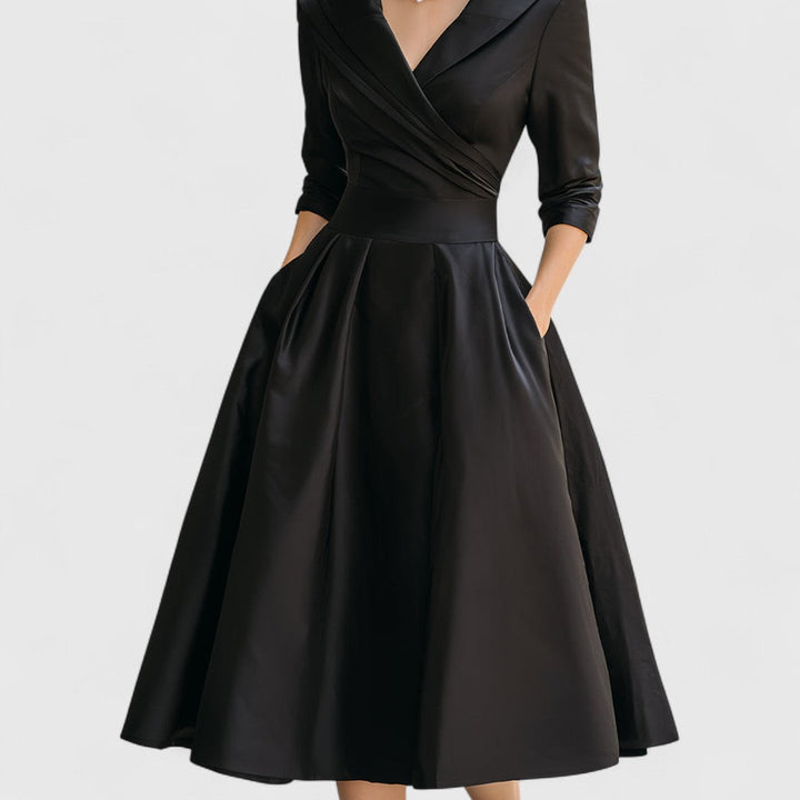Zelora | Elegante Abito Midi Cerimonia per Occasioni Speciali 6