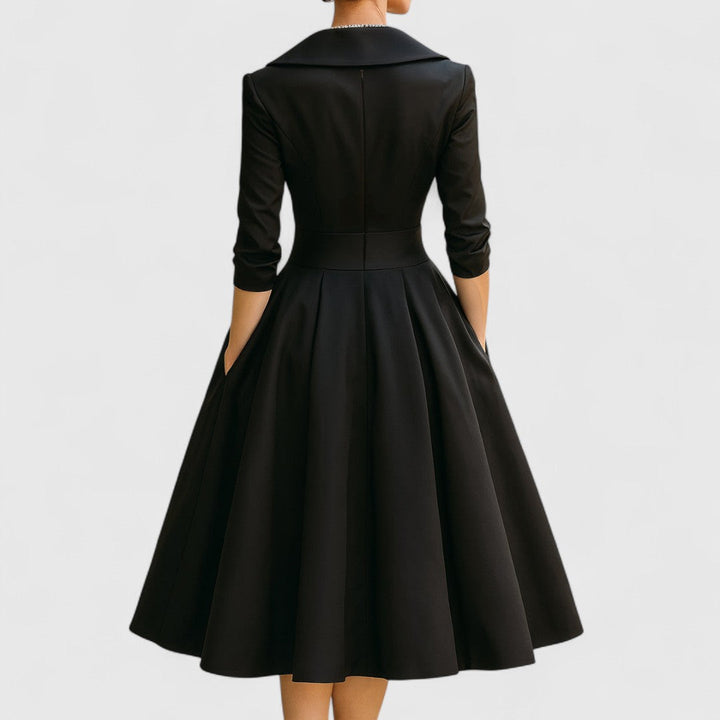 Zelora | Elegante Abito Midi Cerimonia per Occasioni Speciali 7