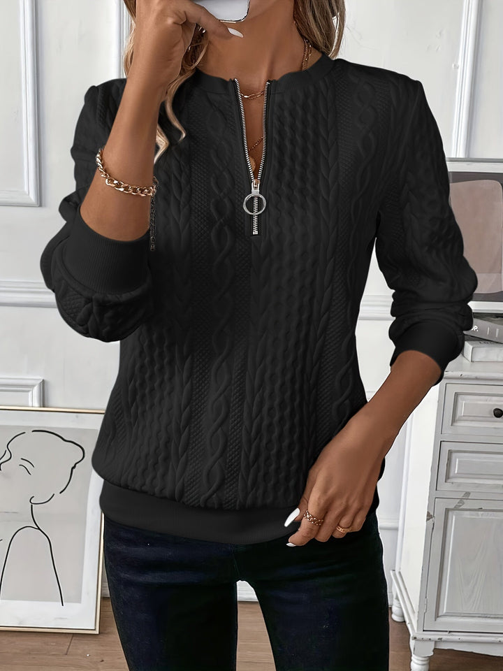 Zoé | Maglione moderno con cerniera 5