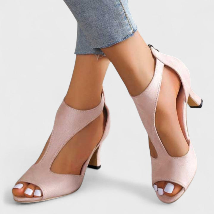 Zorine | Eleganti Sandali Ortopedici Donna con Tacco Comodo 0