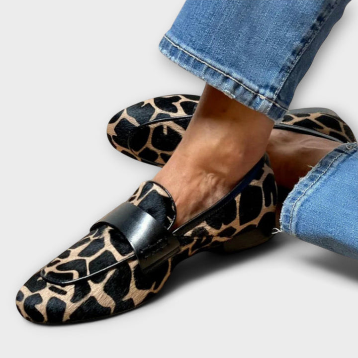 Zylara | Eleganti Pantofole Donna Comode Leopardate 0