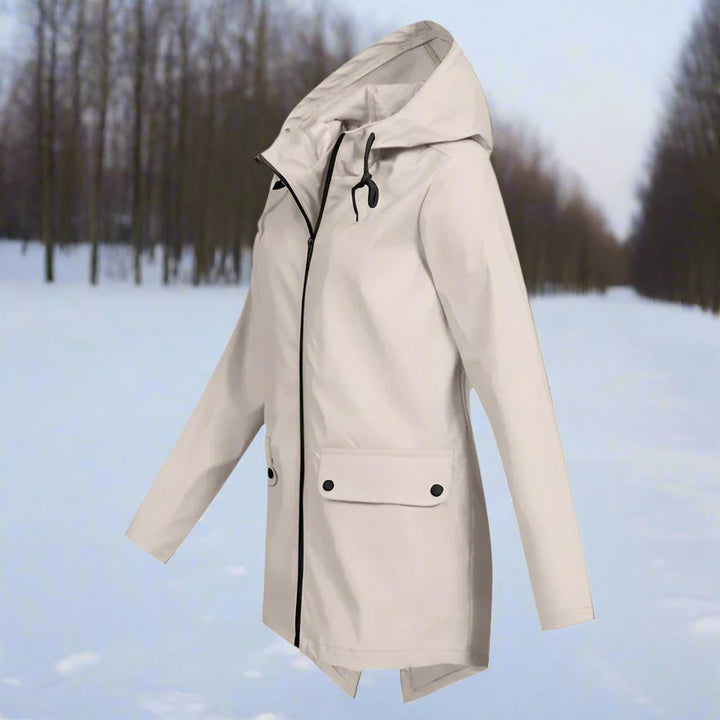 Daniela | Wasserdichte Jacke mit verstellbarer Kapuze