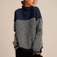 Katharina | Maglione Dolcevita in Maglia Oversize