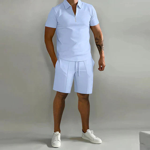 Jacob | Set di Polo e Pantaloni Corti Casual